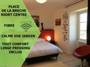 Le Fuji centre la Brèche wifi calme vue jardin